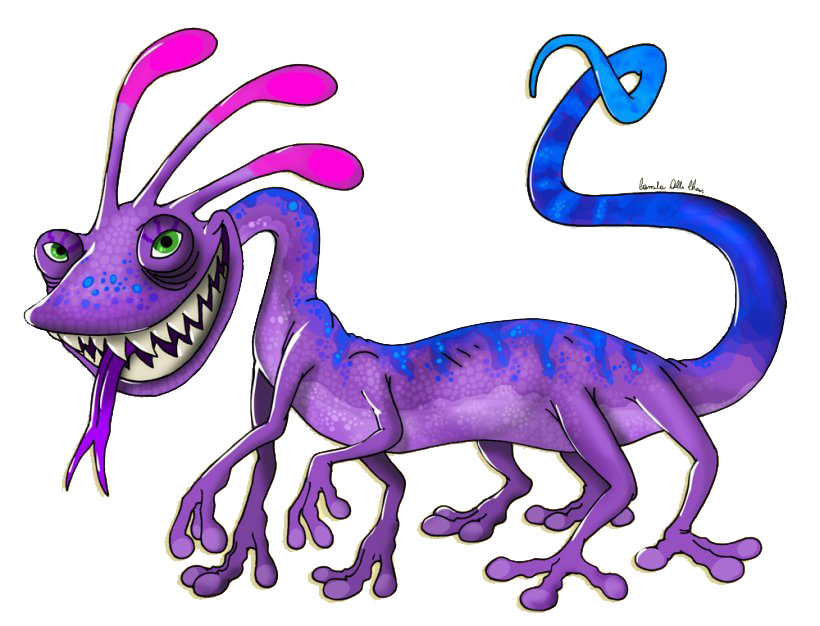 Purple Lizard Free HQ Image Transparent PNG Image