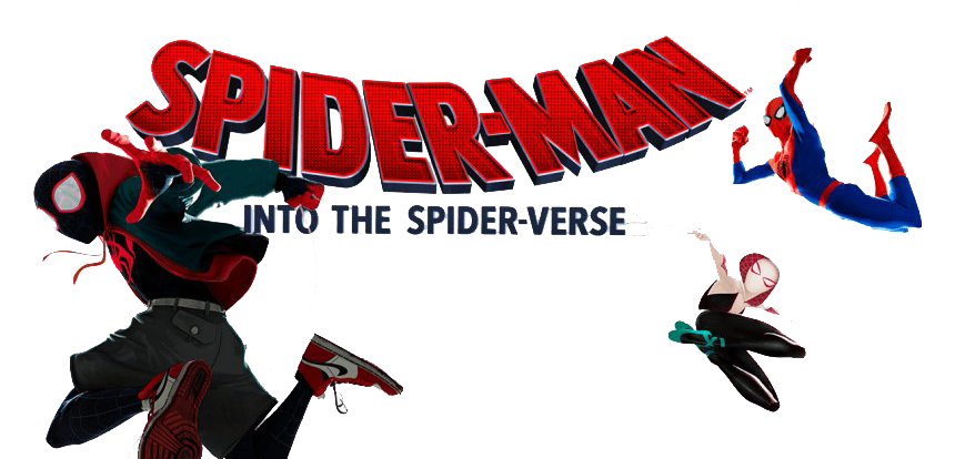 Logo The Spider-Man Into Spider-Verse Transparent PNG Image