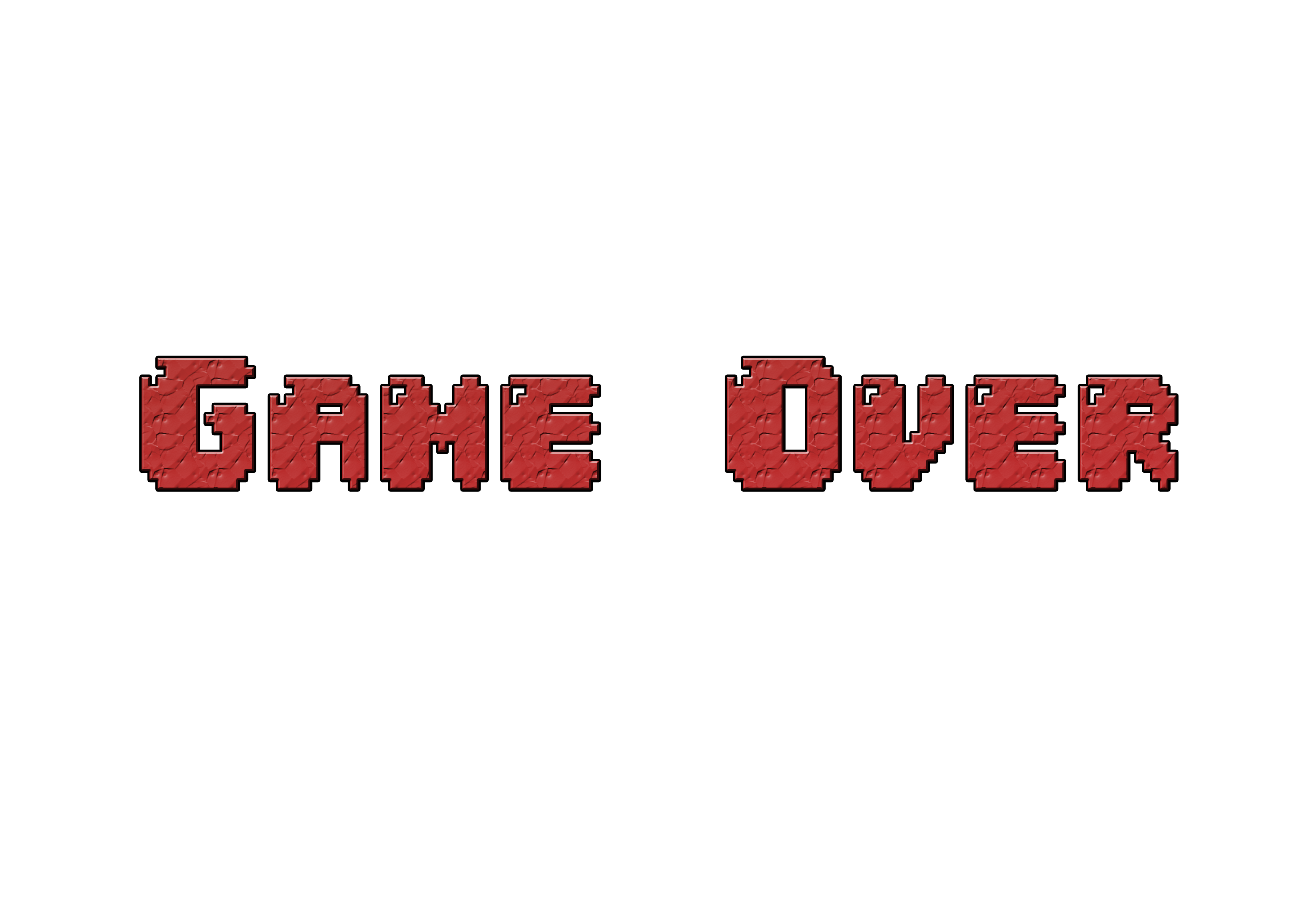 Logo Game Over PNG File HD Transparent PNG Image