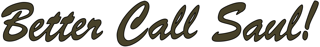 Better Logo Call Saul Free Download PNG HD Transparent PNG Image