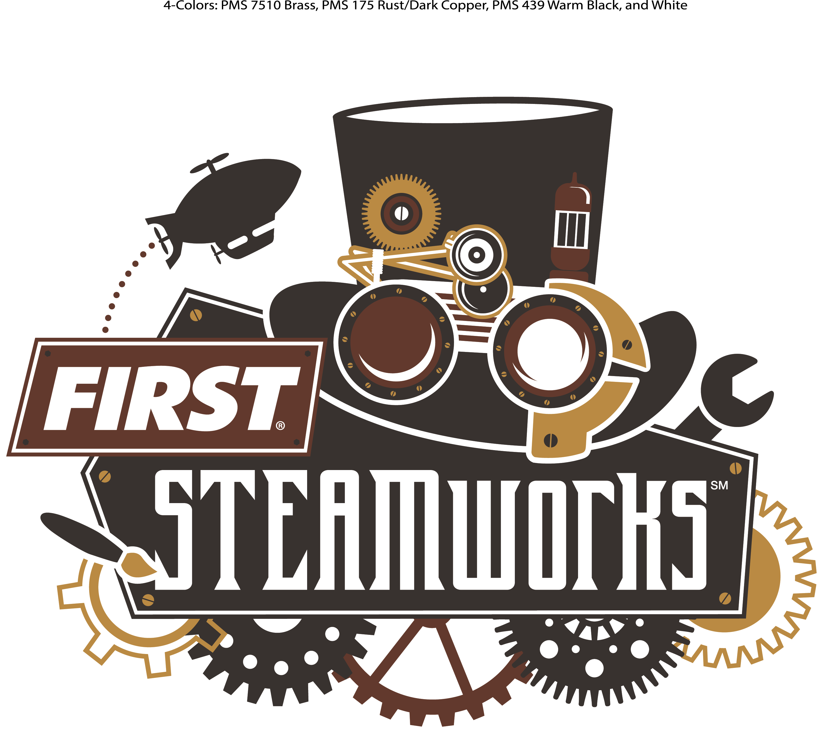 Rush Championship Steamworks Robot Motion Recycle Logo Transparent PNG Image