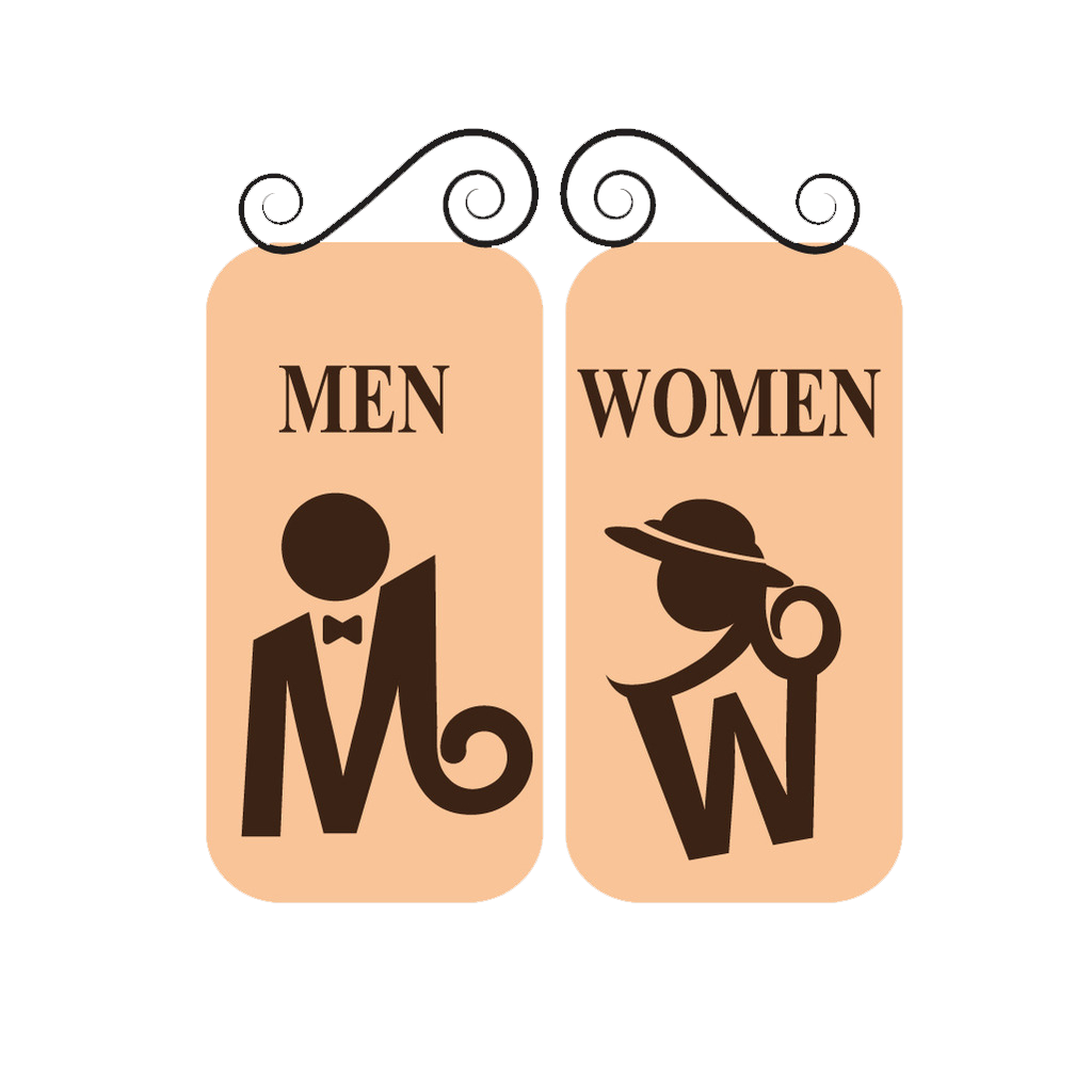 And Toilet Bathroom Men For Flush Creative Transparent PNG Image