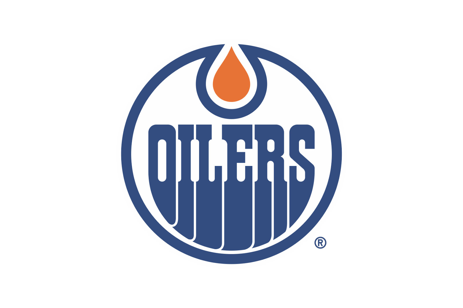 Logo Edmonton Oilers Text Free HD Image Transparent PNG Image