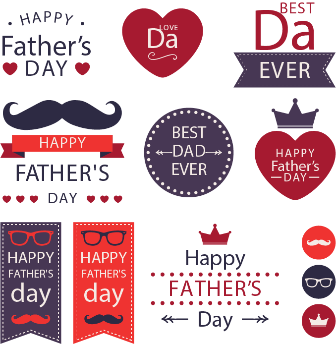 Gift Text Fathers Father Brand Day Transparent PNG Image