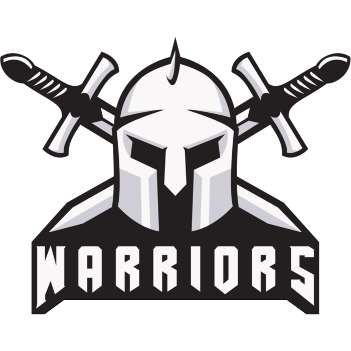 Golden Warriors State Black Logo White Transparent PNG Image