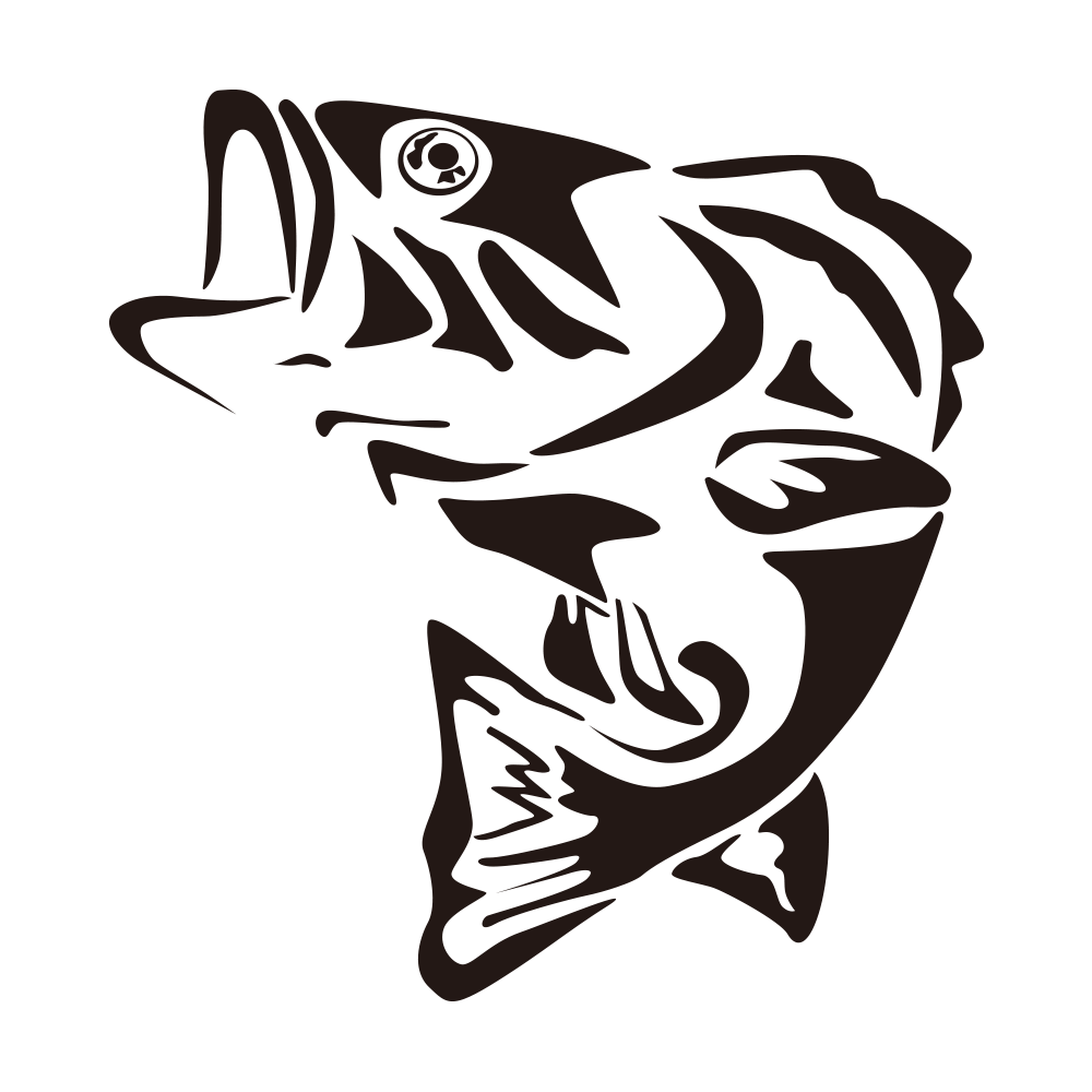 Largemouth Logo Art Bass Fishing Free Download PNG HD Transparent PNG Image