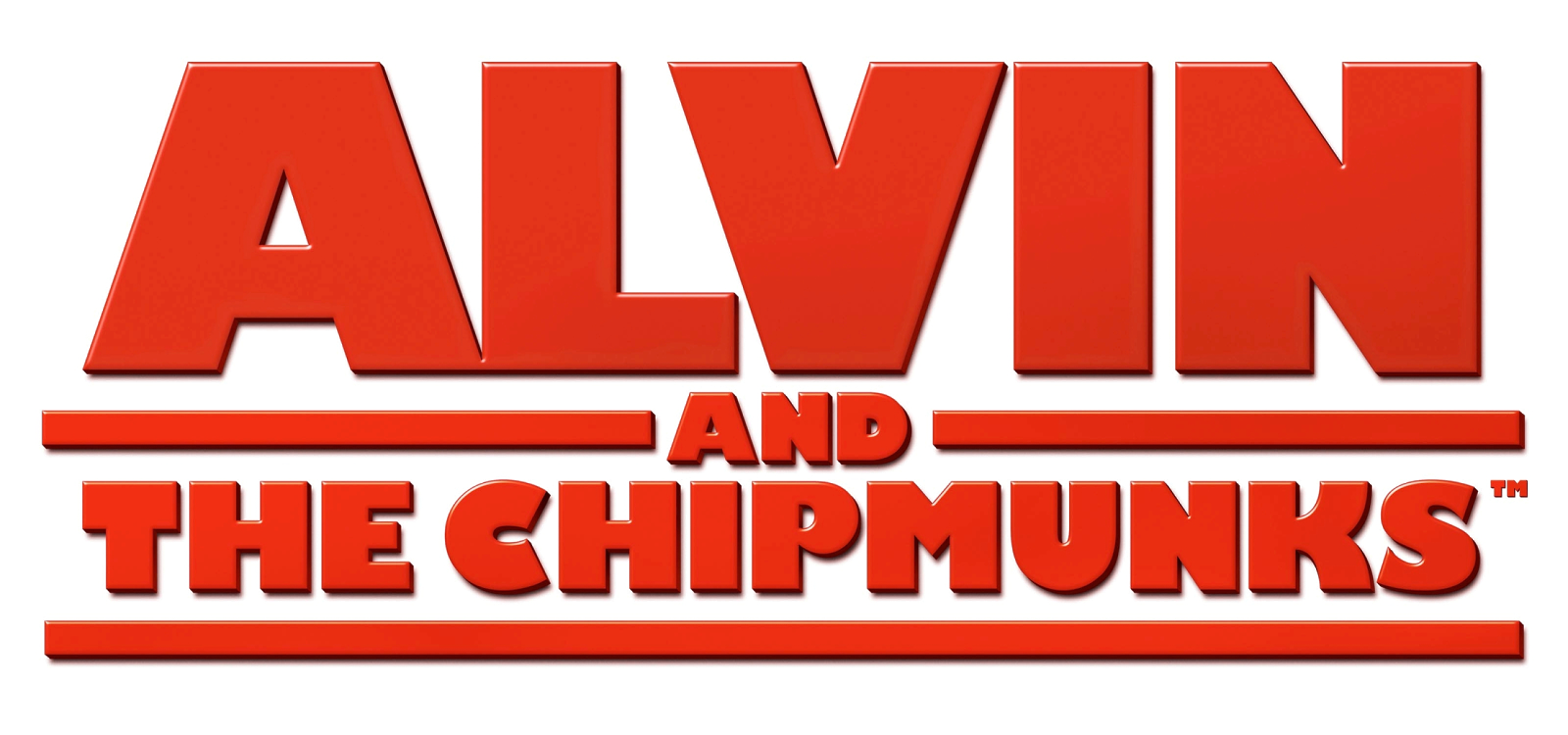 Alvin Text Chipmunks Red In Logo Transparent PNG Image