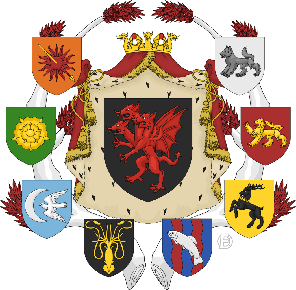 Seven Shield Thrones Song Fire Of Transparent PNG Image