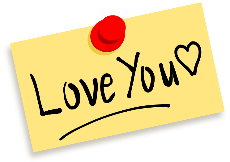 Text Love Drawing Yellow Free Clipart HD Transparent PNG Image