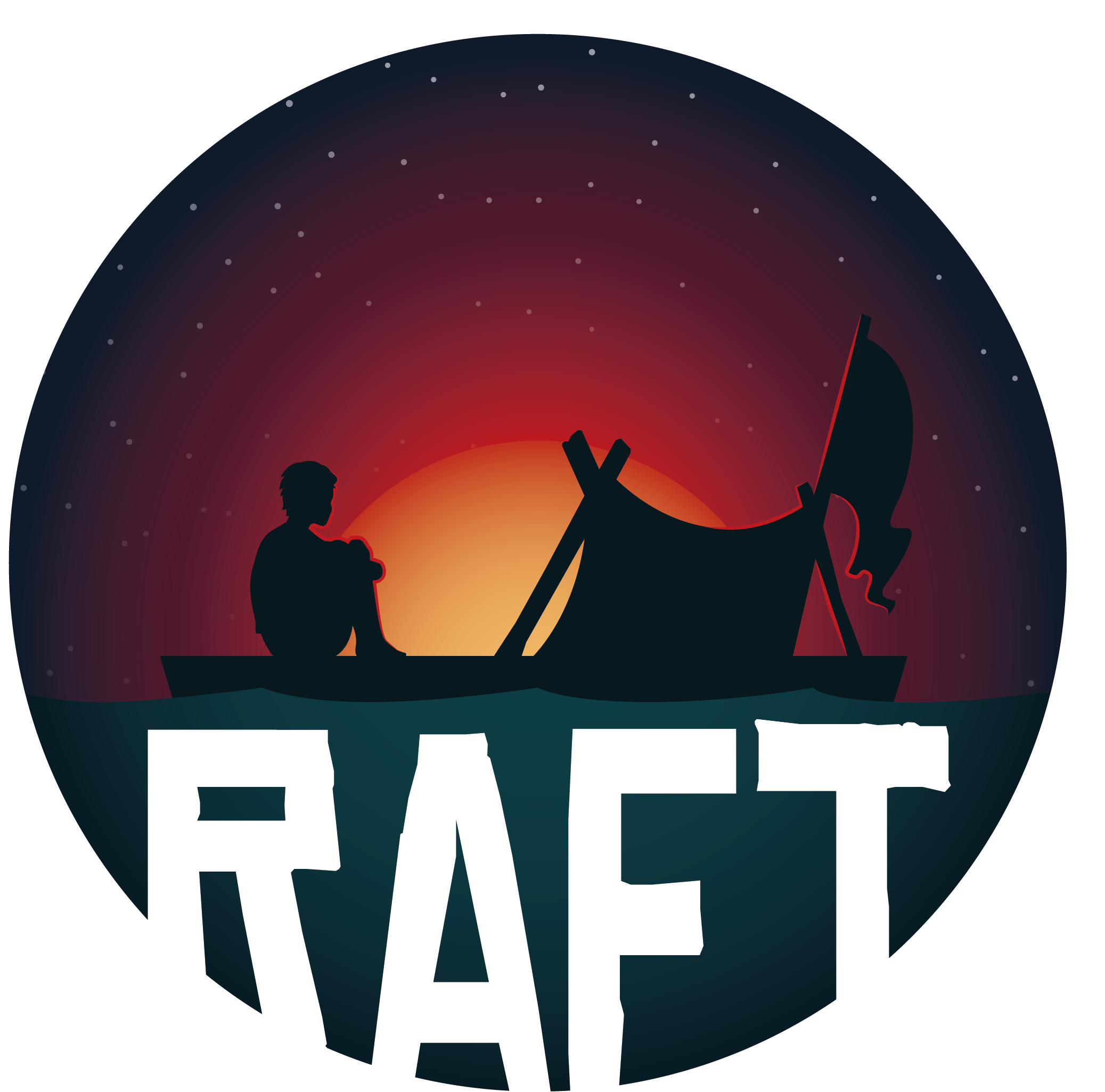 Rimworld Survival Multiplayer Brand Game Raft Silhouette Transparent PNG Image