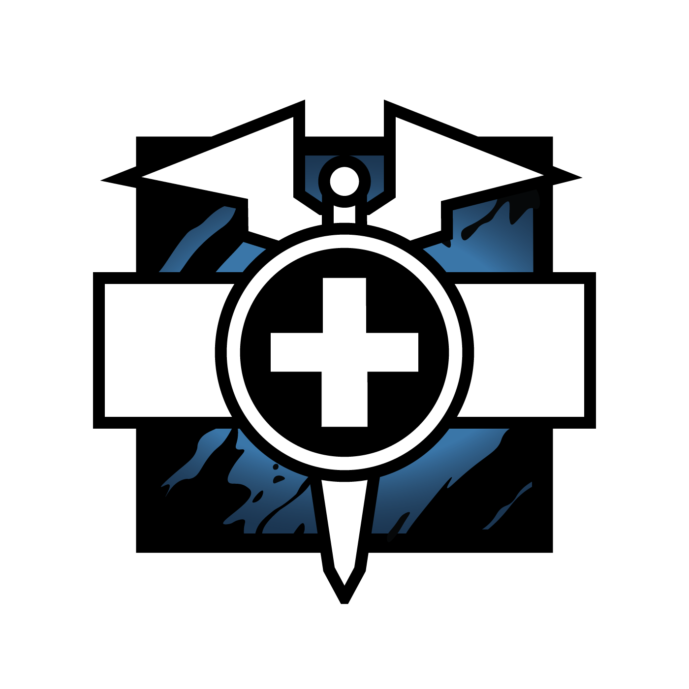 Rainbow Emblem Siege Six Video Blood Logo Transparent PNG Image