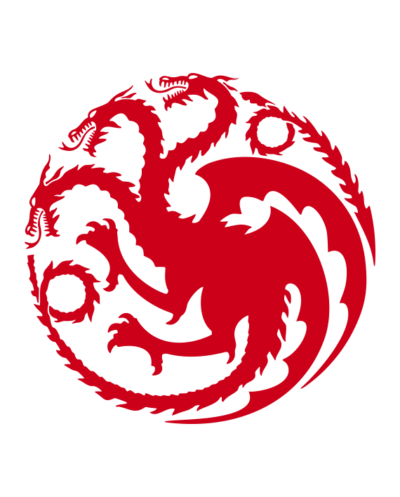 Thrones House Game Red Of Daenerys Circle Transparent PNG Image