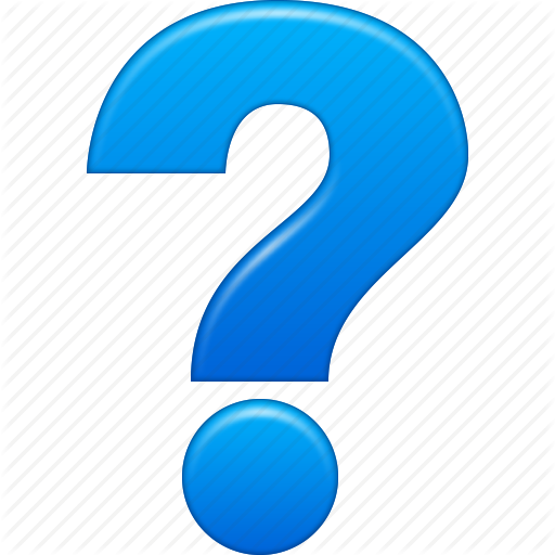 Blue Electric Icons Question Mark Computer Transparent PNG Image