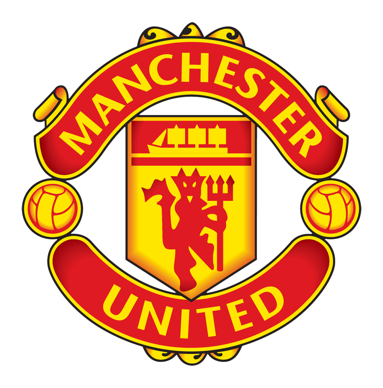 United Old Text Manchester Logo Trafford Transparent PNG Image