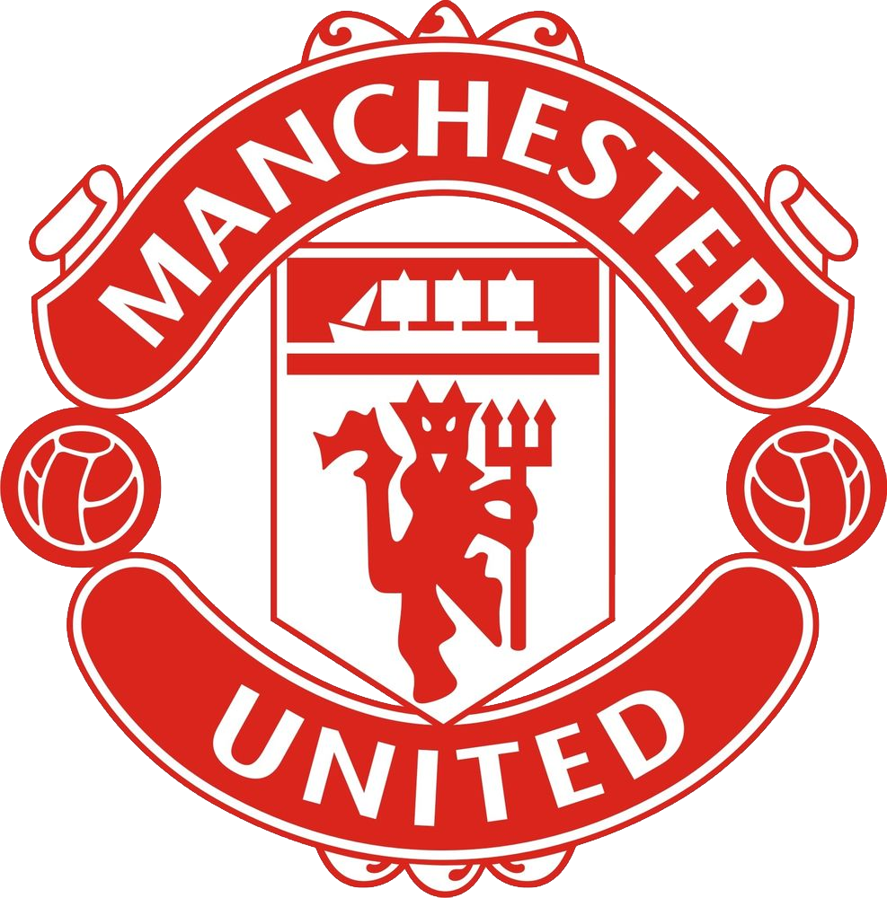 United Old Text Manchester Logo Trafford Red Transparent PNG Image