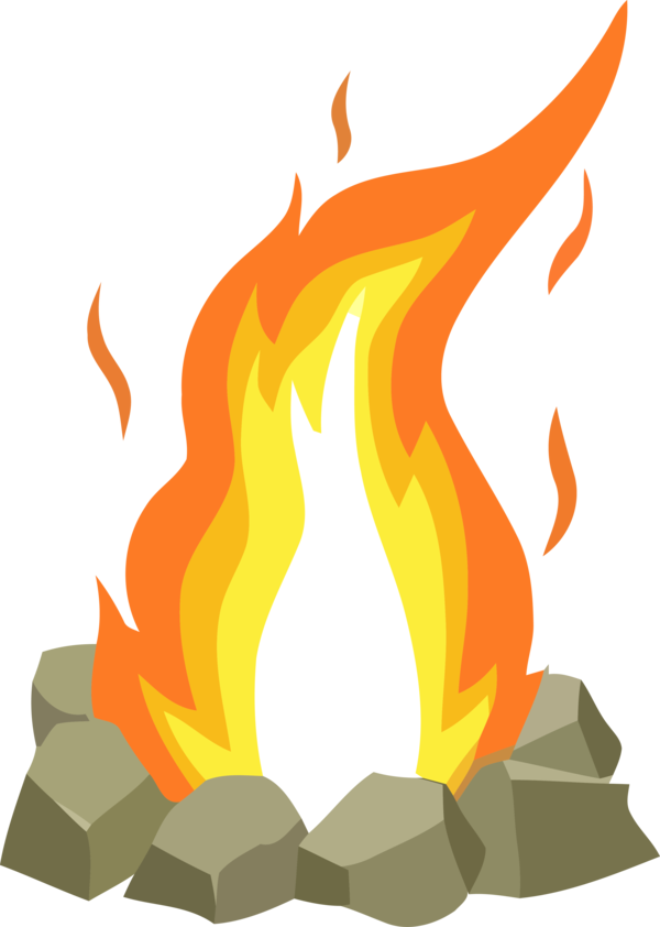 Lohri Flame Fire Orange For Happy Song Transparent PNG Image