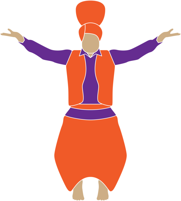 Lohri Cartoon Gesture For Happy Cake Transparent PNG Image