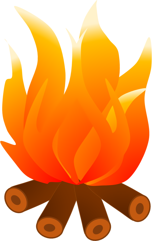 Lohri Orange Fire Plant For Happy 2020 Transparent PNG Image