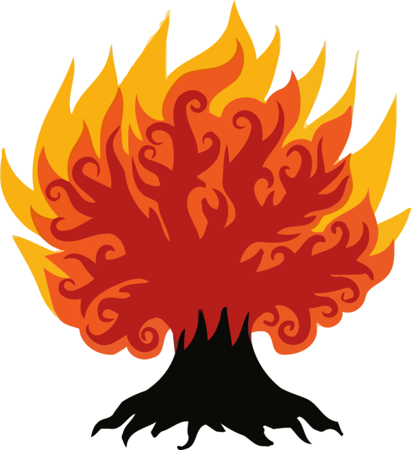 Lohri Flame Tree Fire For Happy Gifts Transparent PNG Image