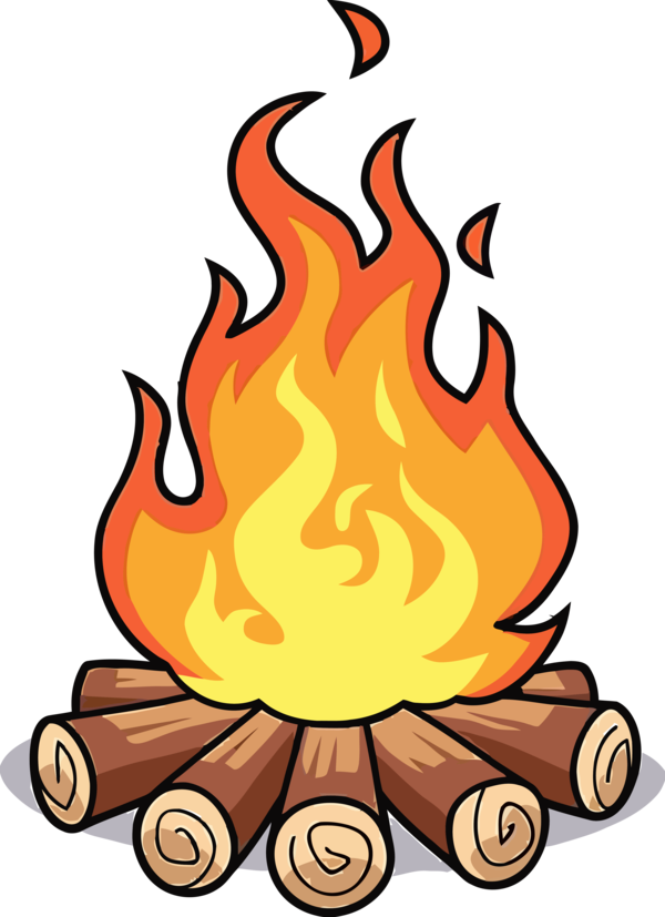 Lohri Cartoon Flame Fire For Happy Party Near Me Transparent PNG Image