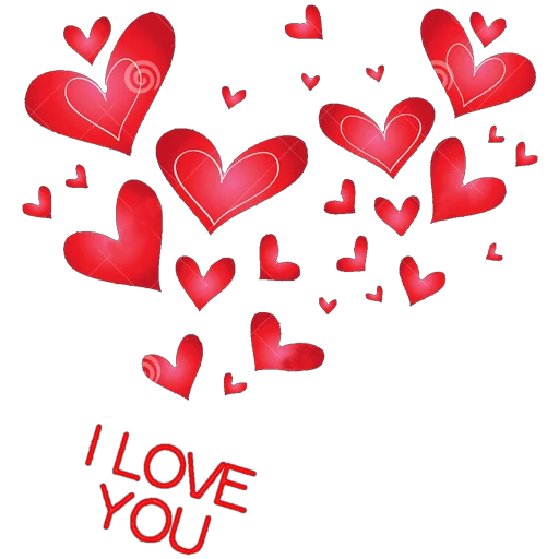 I Word You Love Free HD Image Transparent PNG Image