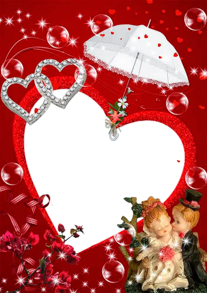 Love Frame Picture Transparent PNG Image