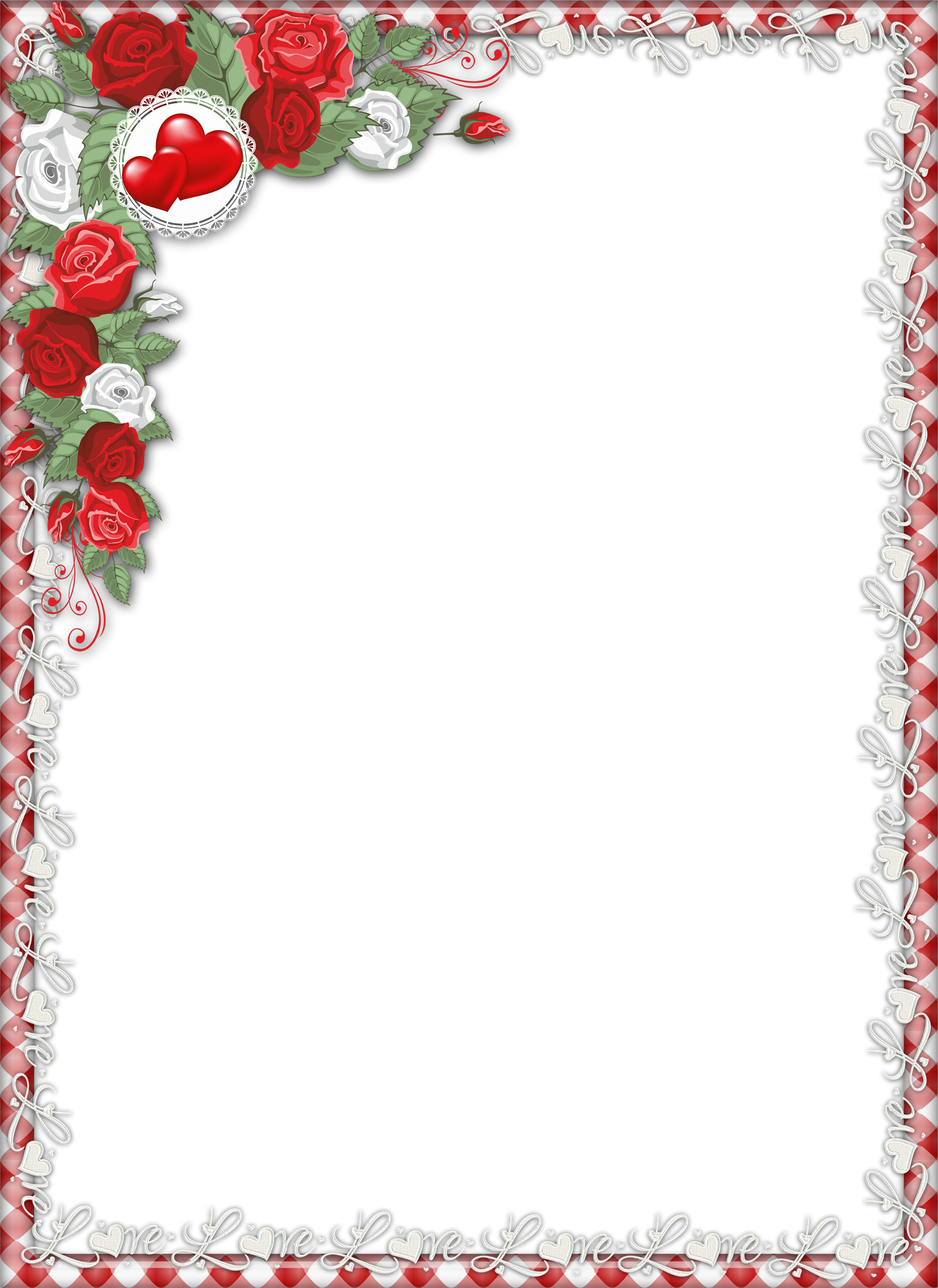 Love Frame Image Transparent PNG Image