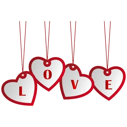 Word Love Text Free Clipart HQ Transparent PNG Image