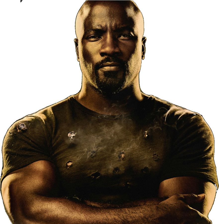 Luke Cage Characters Free Clipart HQ Transparent PNG Image