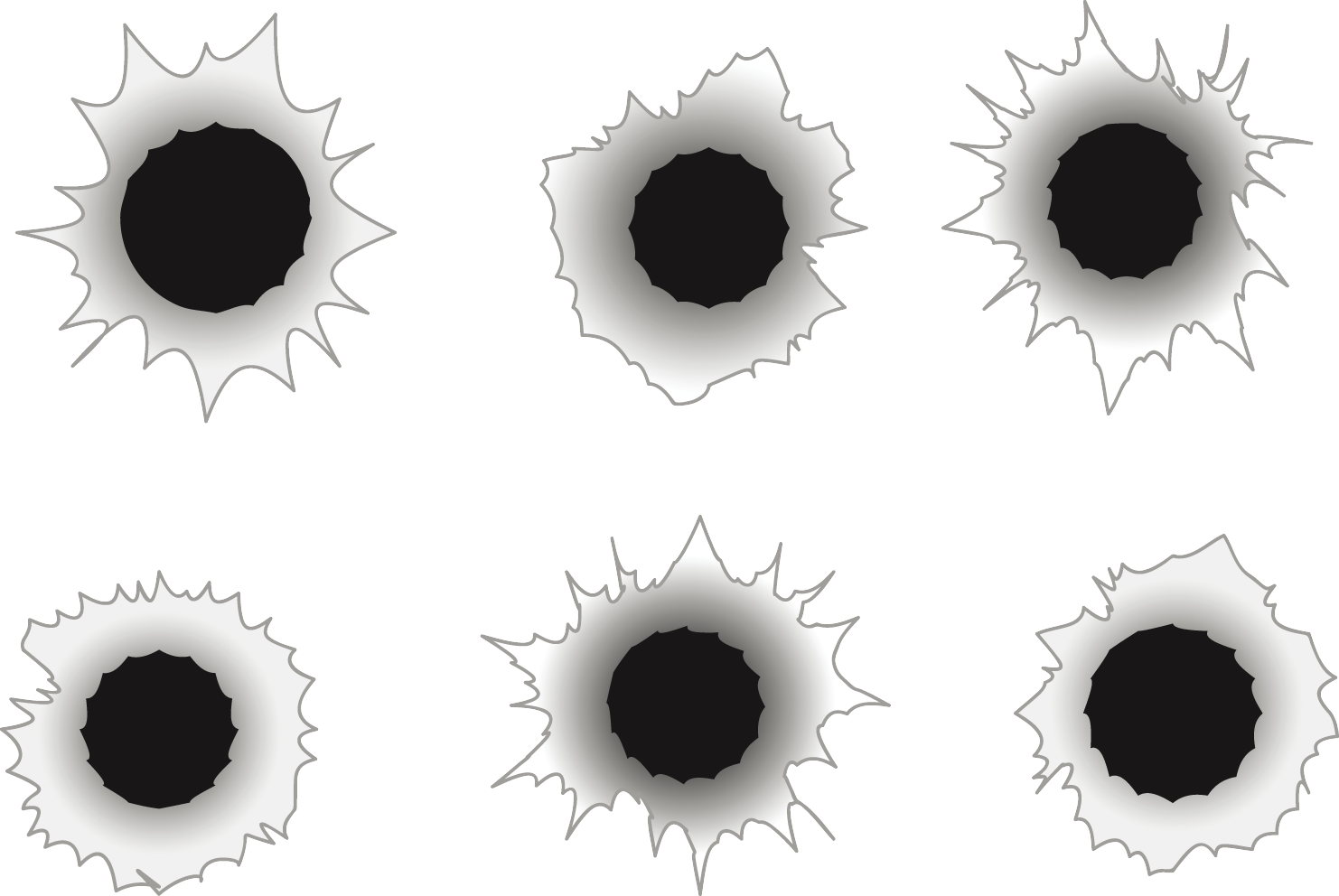 Bullet Holes Picture PNG Download Free Transparent PNG Image