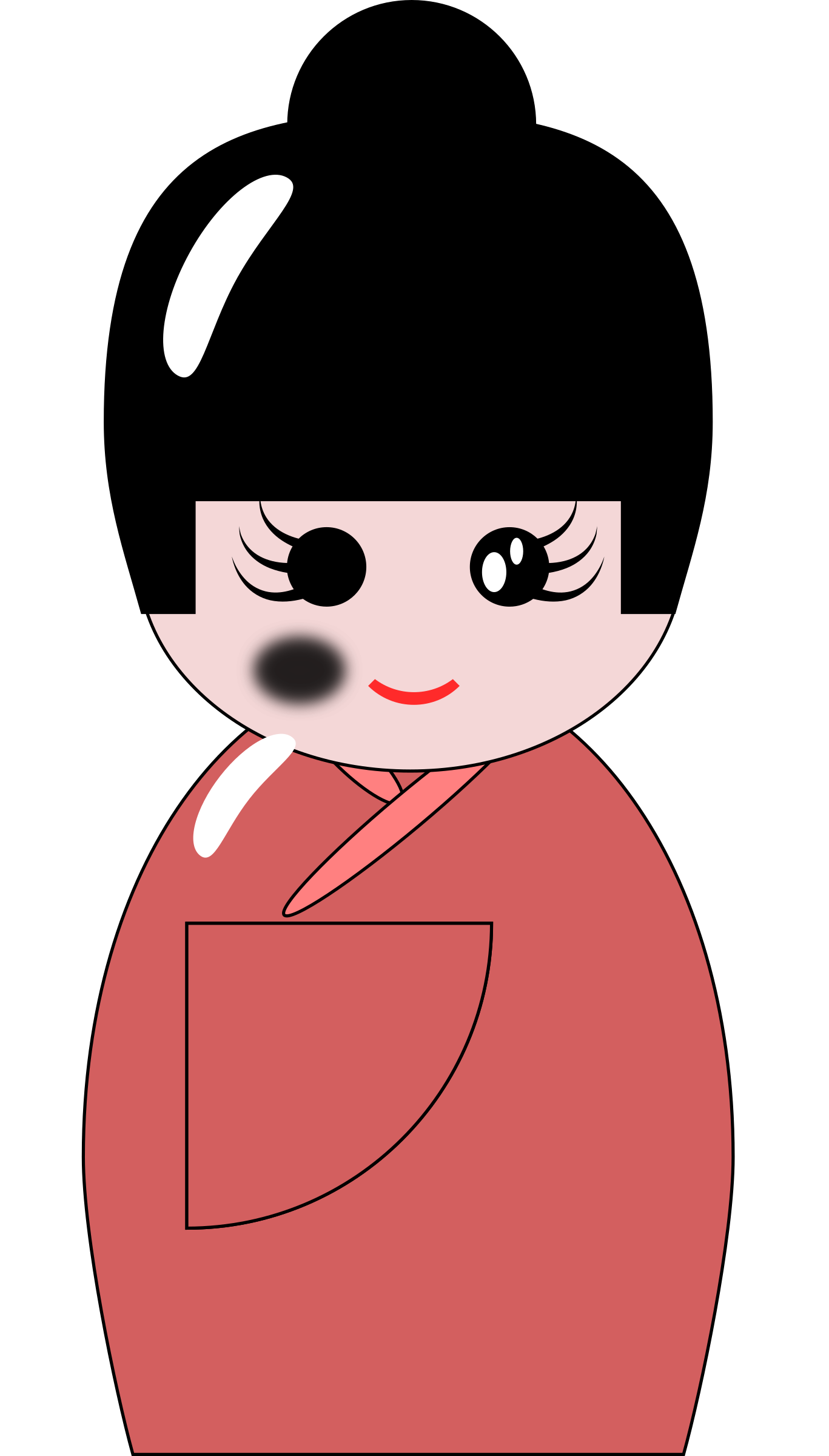 Japanese Doll Image Free Photo PNG Transparent PNG Image