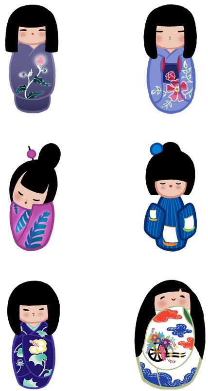 Japanese Doll Free Clipart HD Transparent PNG Image