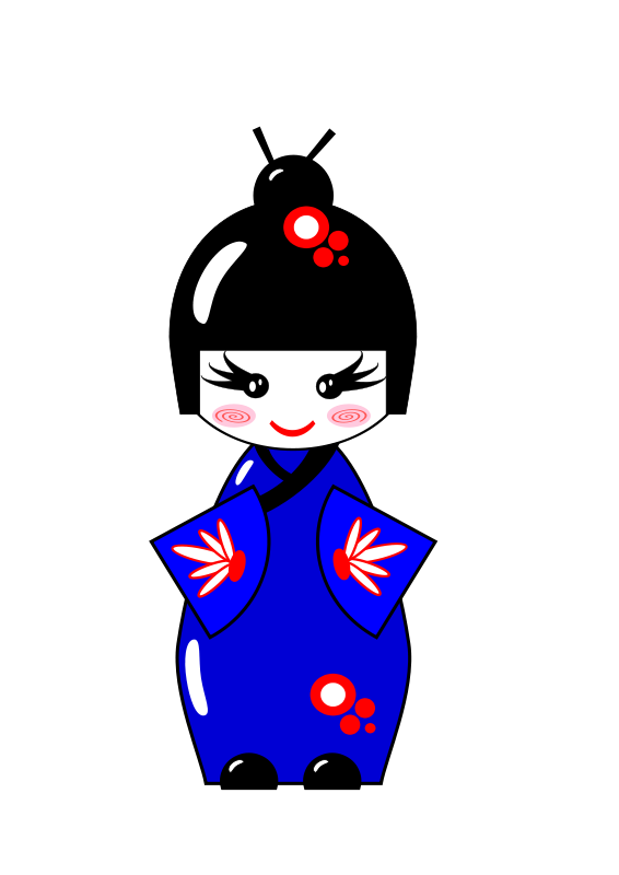 Japanese Doll HD Free Photo PNG Transparent PNG Image