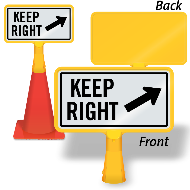 Keep Right Free Download PNG HQ Transparent PNG Image