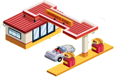 Gas Station Free Photo PNG Transparent PNG Image