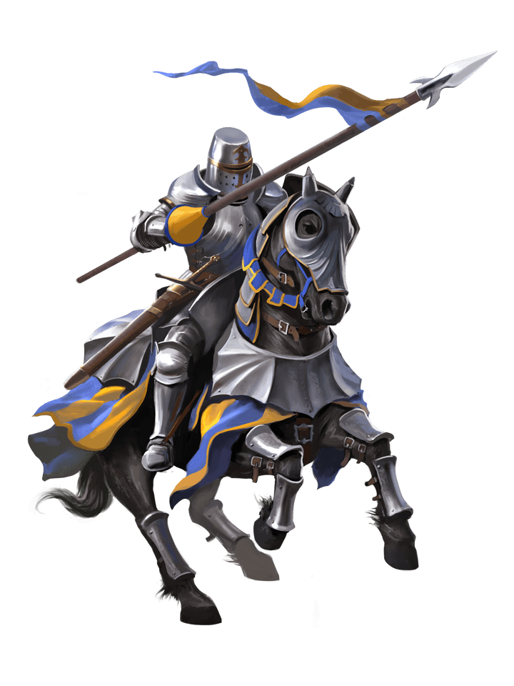 Lance Lords Toy Medieval Knight Strategy Mmo Transparent PNG Image