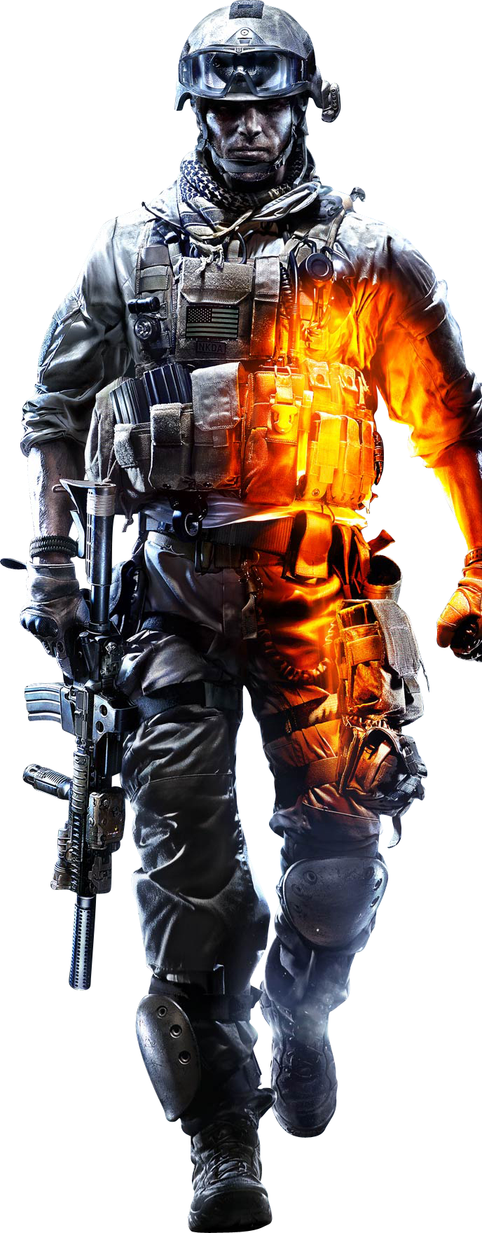 Battlefield Bad Company Armour Soldier Free Clipart HD Transparent PNG Image