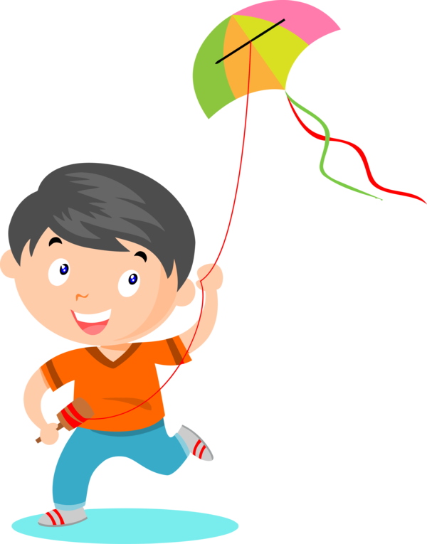 Makar Sankranti Cartoon Child For Happy Eve Party 2020 Transparent PNG Image