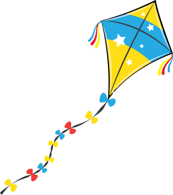 Makar Sankranti Line Kite For Flying Lanterns Transparent PNG Image