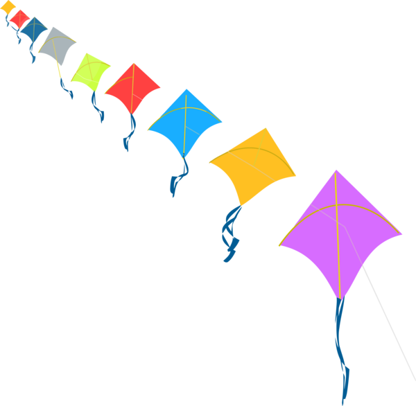 Makar Sankranti Line Umbrella Kite For Happy Activities Transparent PNG Image