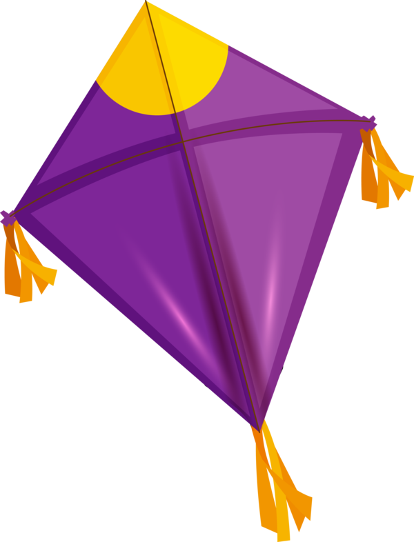 Makar Sankranti Purple Kite Violet For Happy Activities Transparent PNG Image