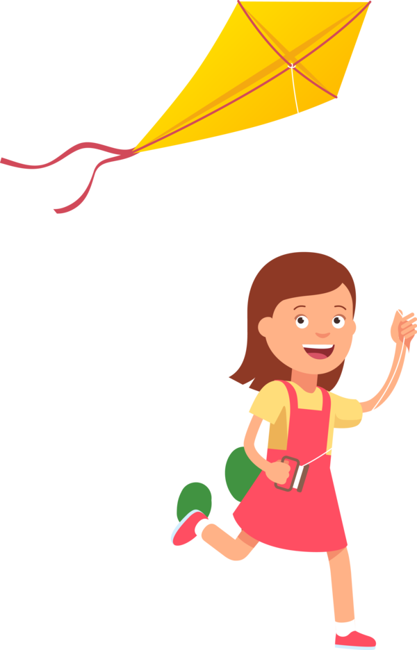 Makar Sankranti Cartoon Kite Child For Happy Day Transparent PNG Image