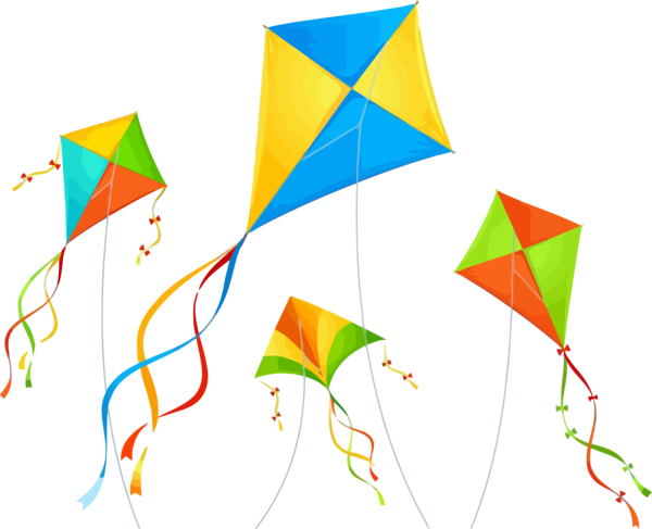 Makar Sankranti Line Kite For Happy Around The World Transparent PNG Image