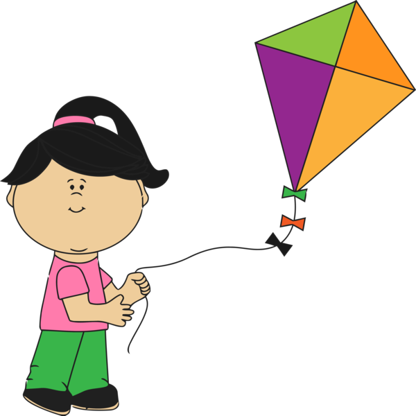 Makar Sankranti Kite Cartoon Child For Happy Wishes Transparent PNG Image