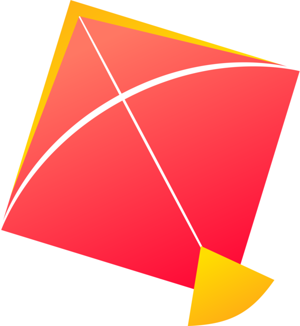 Makar Sankranti Red Line Triangle For Happy Song Transparent PNG Image