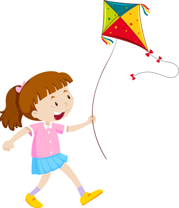 Makar Sankranti Cartoon Child Playing With Kids For Happy Countdown Transparent PNG Image