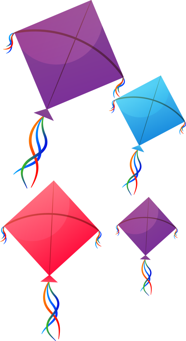 Makar Sankranti Umbrella Line Kite For Happy Eve Party Transparent PNG Image