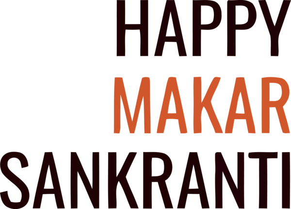 Makar Sankranti Font Text Logo For Happy Party Near Me Transparent PNG Image