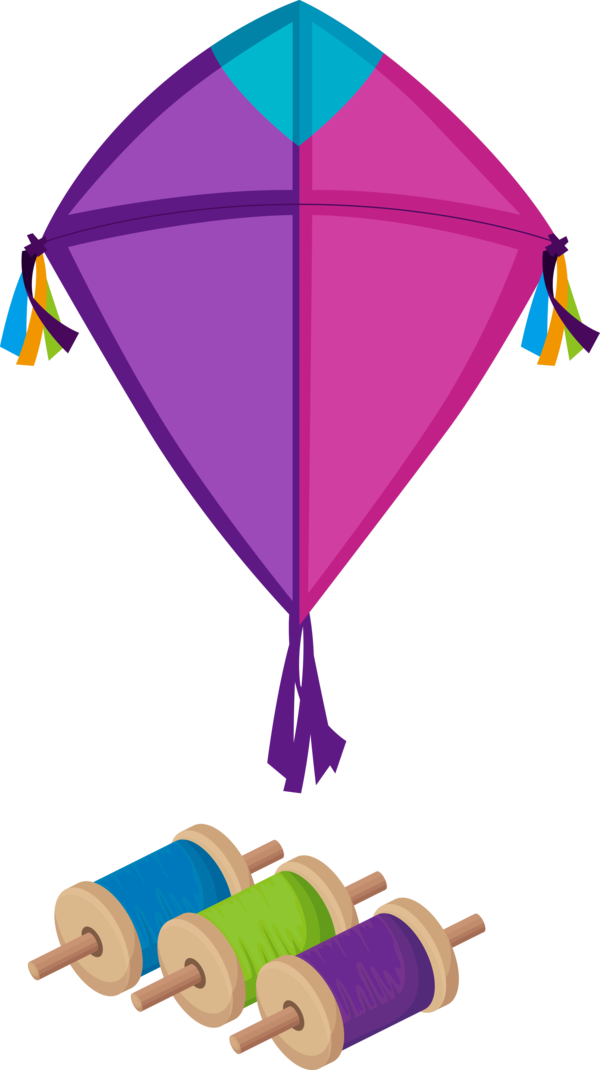 Makar Sankranti Kite Umbrella For Flying Eve Party Transparent PNG Image