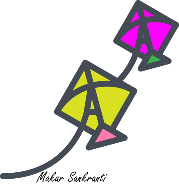 Makar Sankranti Sign Triangle Symbol For Happy Goals Transparent PNG Image